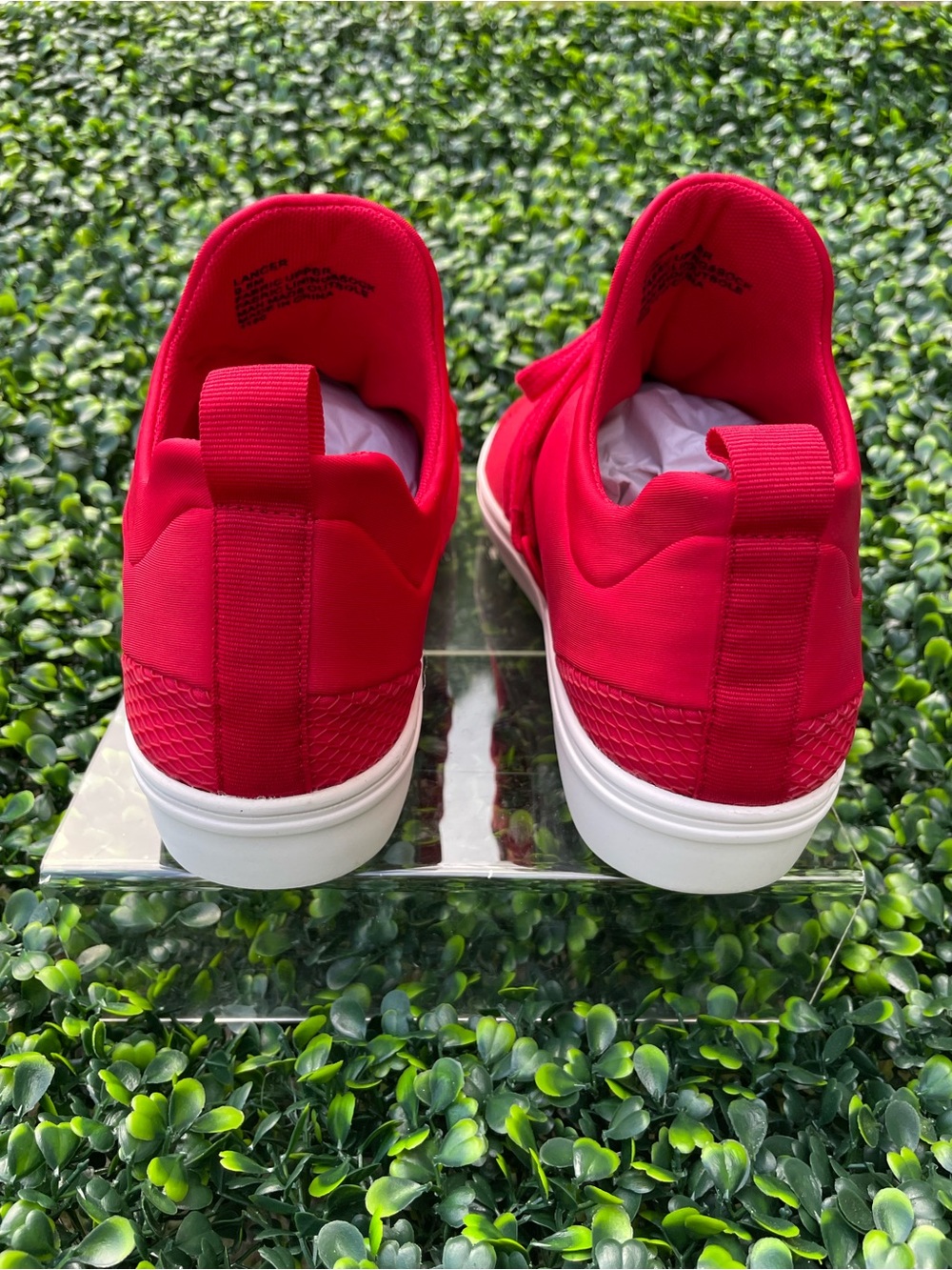 Steve Madden lancer red Sneakers size 9.5 - Picture 3 of 8